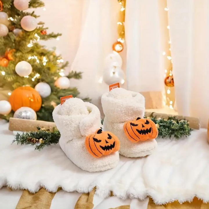 Kinder Halloween Sloffen met Cartoonprint – SpookySteps