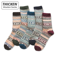 Sammy Jackson™ Retro Woolies Zestaw | Ciepłe i wygodne skarpetki ze stylowym wzorem