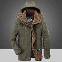 Sammy Jackson™ Julian zimowa parka | Długa zimowa kurtka z bawełny