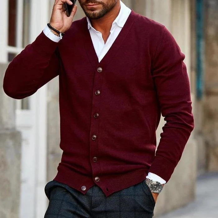 Casual Men's Cardigan - Elias