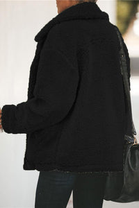 Trendy Jacket with Stand-up Collar and Zipper - Amara