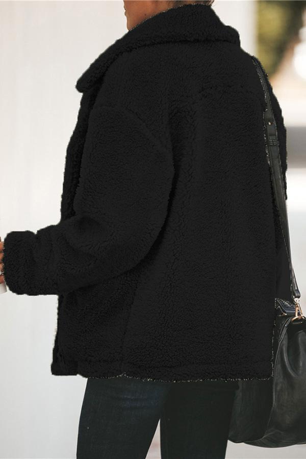 Trendy Jacket with Stand-up Collar and Zipper - Amara