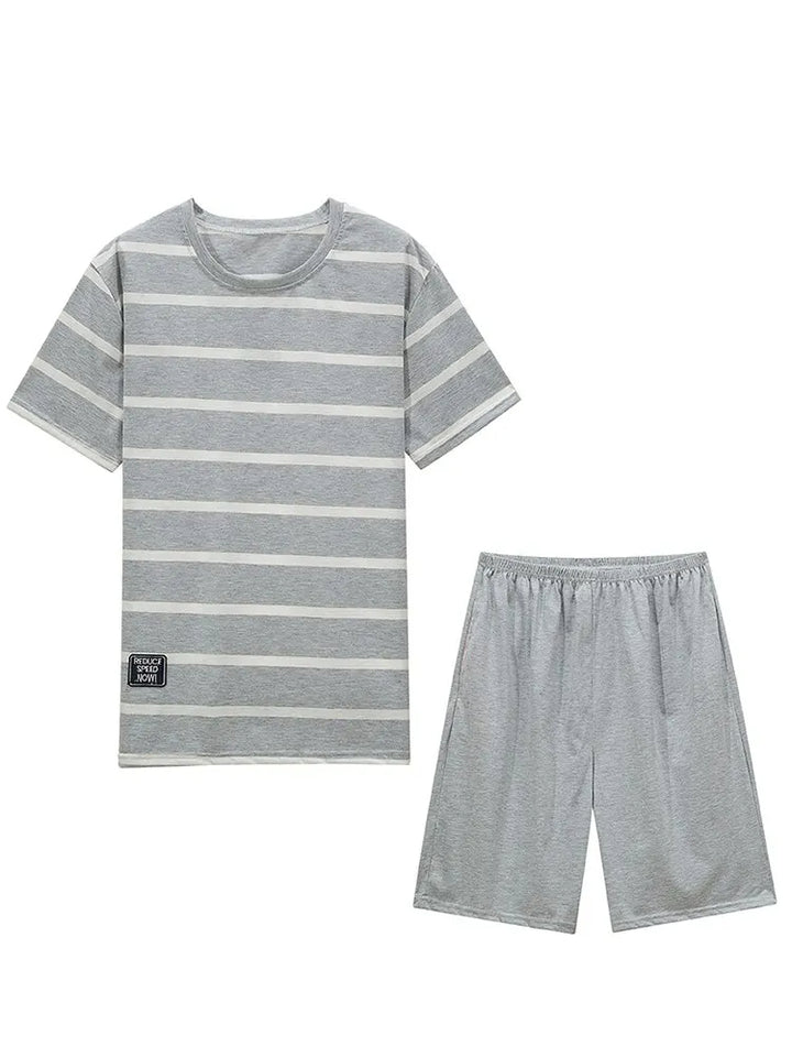 Sammy Jackson™ Striped Shortama | Men's short-sleeve pajamas