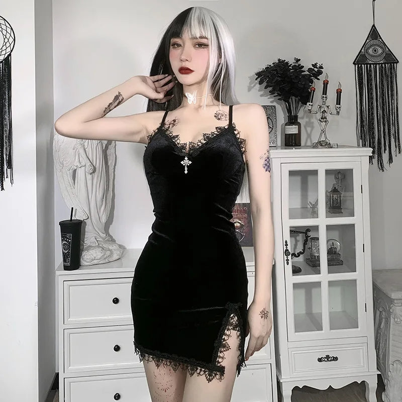 Sammy Jackson™ Julia Mini Dress | Black & Mysterious