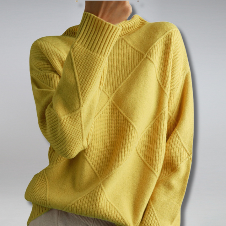 Stylish Turtleneck Sweater for Women - Isabella