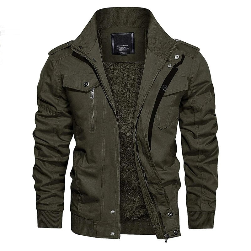 Sammy Jackson™ Abel Winter Bomber Jacket | Warm Tough Winter Coat