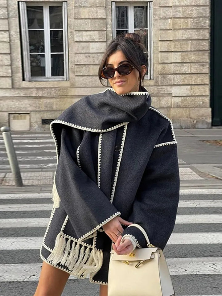 Long Wool Women's Coat for Autumn – Amelie
