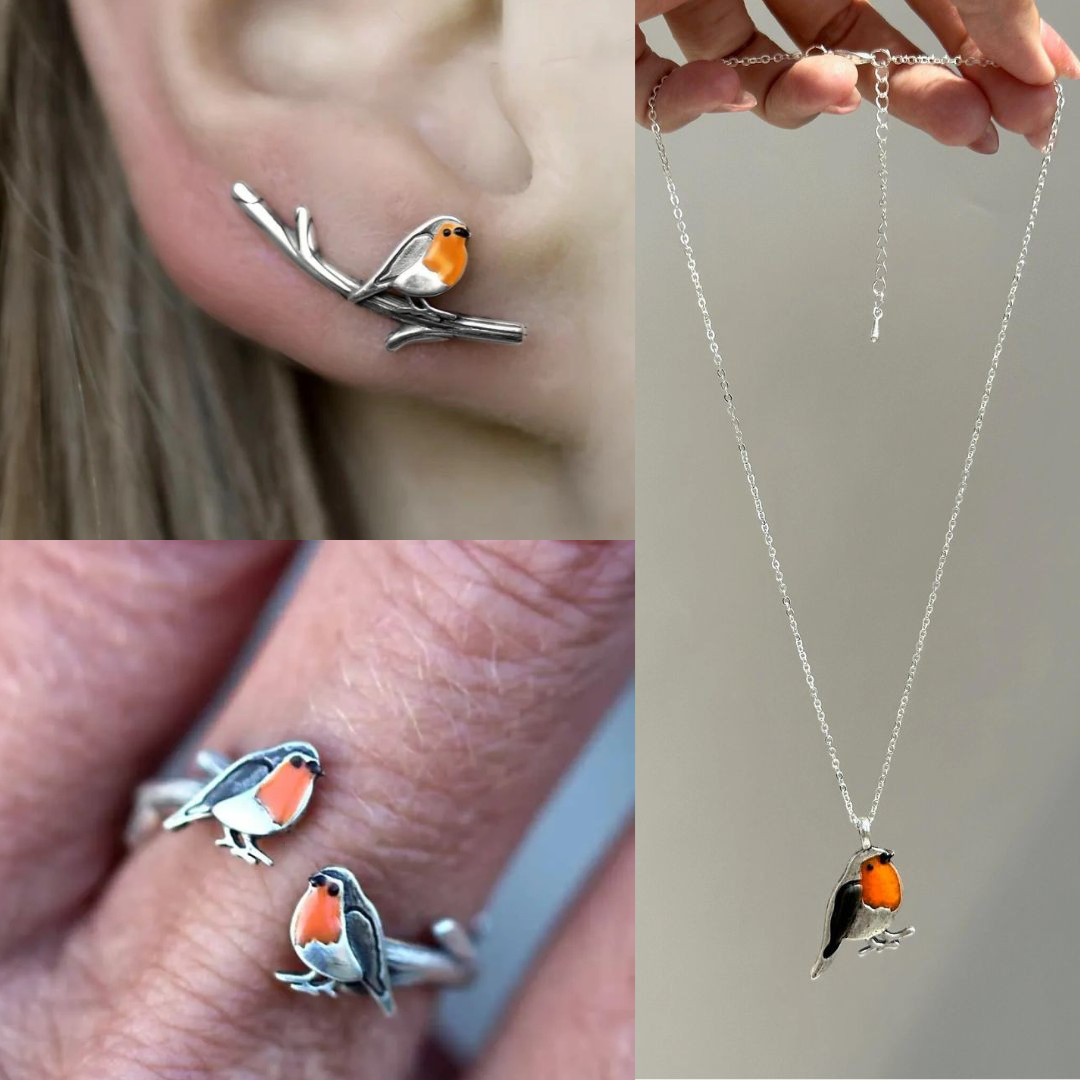 Een Symbool van Hoop en Nieuwe Beginnen - GeluksVogel Sieradenset