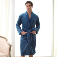Sammy Jackson™ SnuggleUp Badjas | Fleecebadjas voor mannen