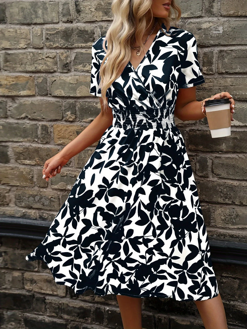 Wrap Dress with Floral Pattern | Livia | Fresh and Stylish