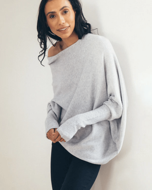 Trendy Off-Shoulder Sweater for Women - Livia