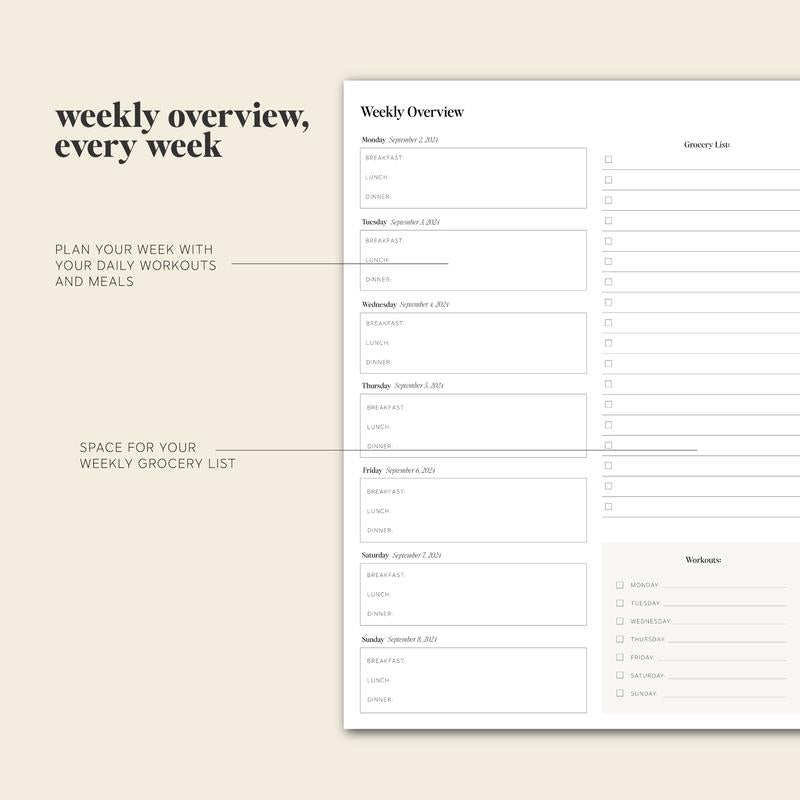 Codzienny planer 24-25 - PlanEase