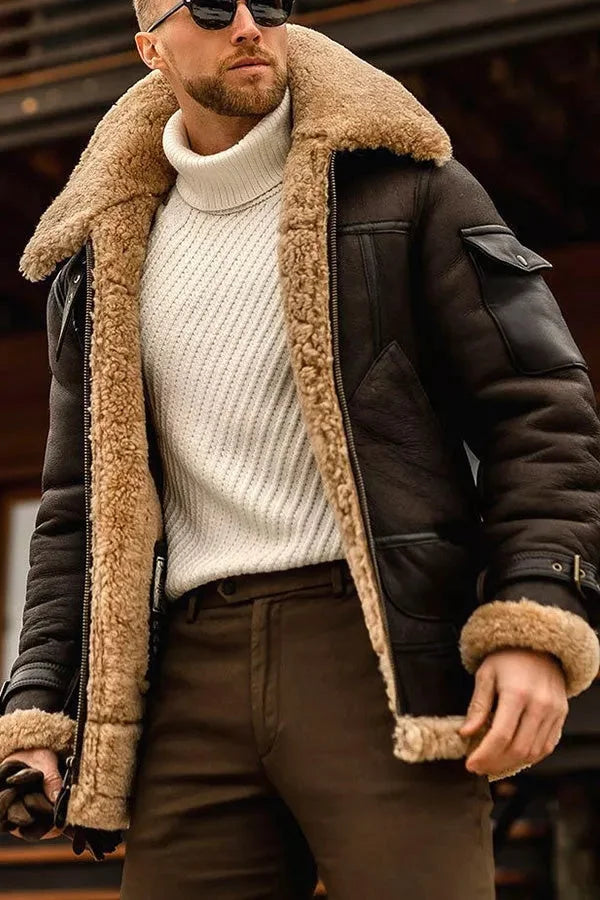 Luxury Leather Jacket for Men - Oliver