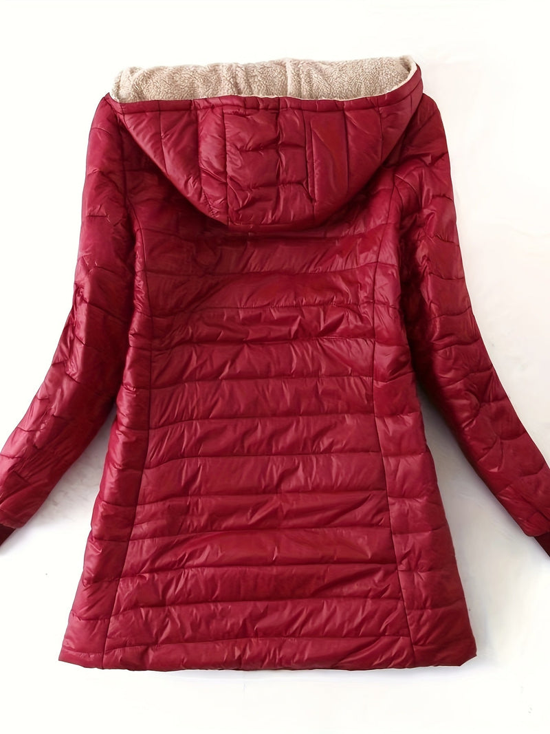 Fleece Gevoerde Damesjas met Ritssluiting - Eliza