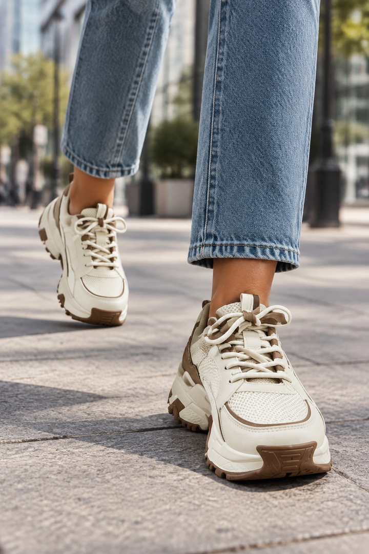 Dames sneakers met dikke zool – Amélie