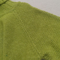 Grasgroene Oversized Gebreide Damescoltrui - Nora