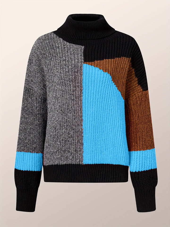 Warm Sweater with Collar - Lorena