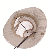 Outdoor Sun Hat with Adjustable Straps and Wide Brim – Solantra