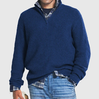 Casual Men's Sweater with Zipper - Max
