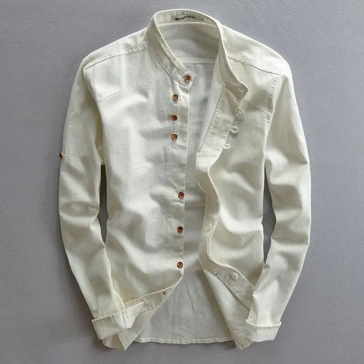 Stylish men's casual shirt with button closure - Benno