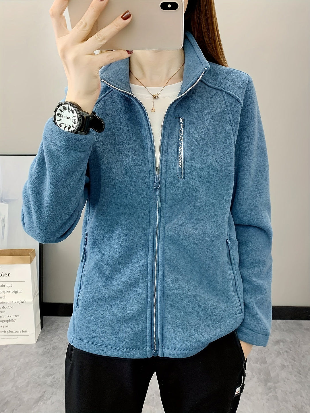 Ademende Fleece Jas - Aurora