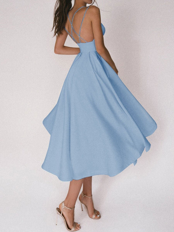 Strappy V-Neck Dress - Noa