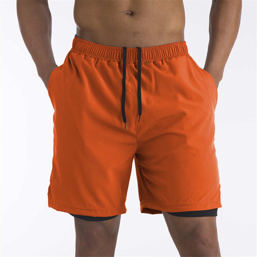2-In-1 Men's Sport Shorts With Liner - Freddie
