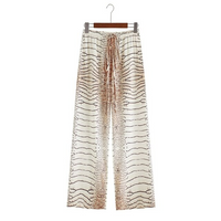 Wide-leg summer pants made of chiffon – Liana
