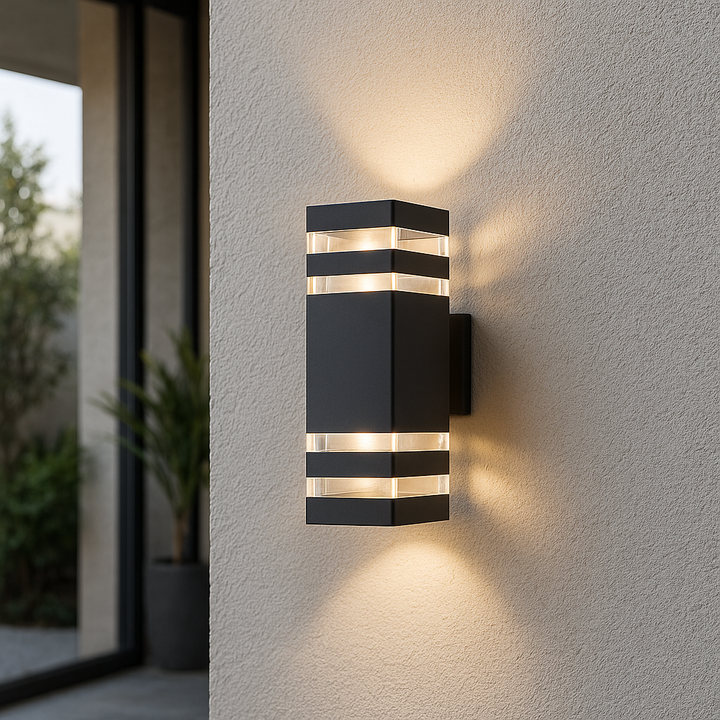 Buitenwandlamp met 2 richtingen, weerbestendige aluminium led-wandlamp 1