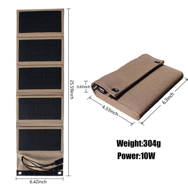 Sammy Jackson™ Solar Fold | Opvouwbare zonnepaneel powerbank