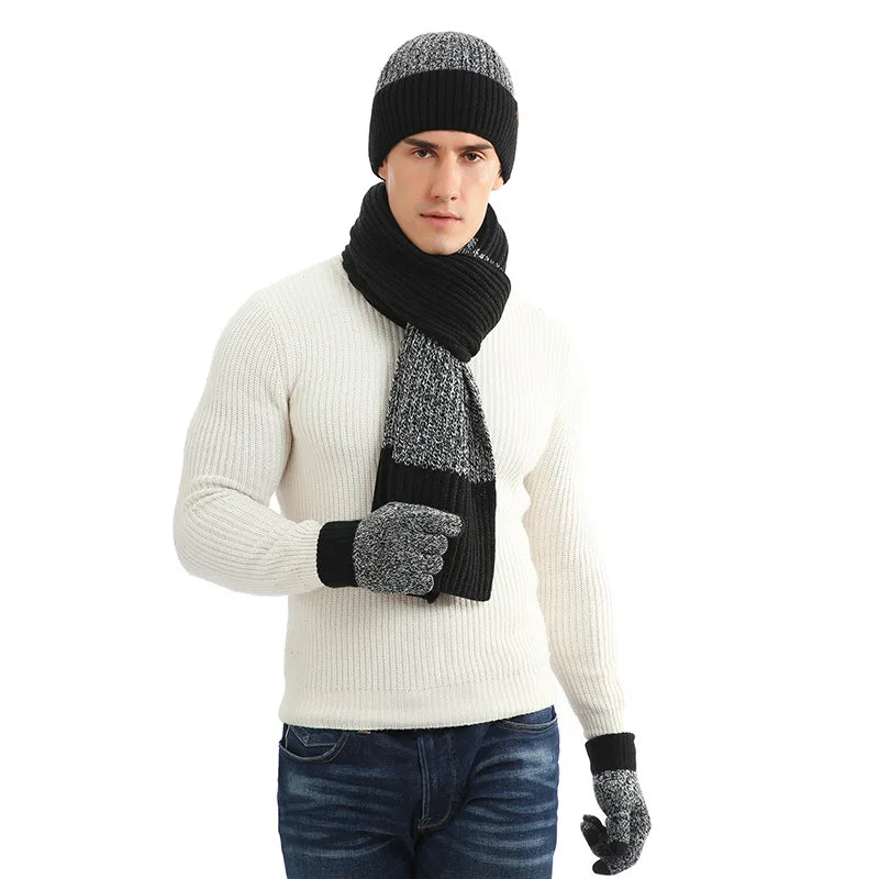 Sammy Jackson™ Gebreide Set | Met wollen muts, handschoenen en sjaal!