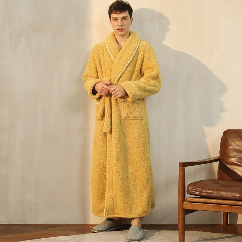 Sammy Jackson™ WinterWrap Badjas | Pluizige badjas met omslagkraag