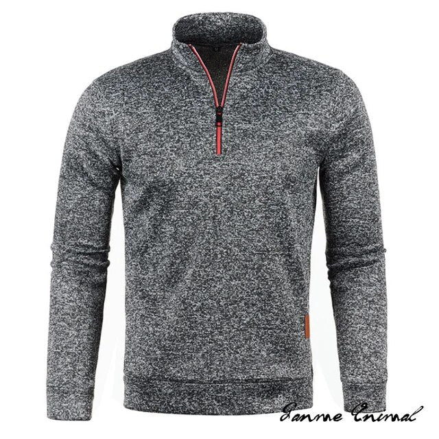 Sweter Sammy Jackson™ z zamkiem | Grubszy sweter z półzamkiem