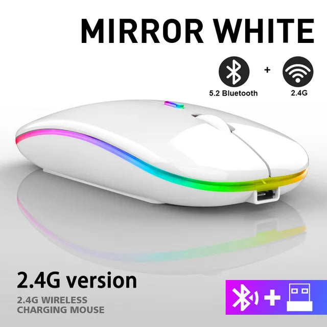 Sammy Jackson™ Wireless LED Mouse | Rechargeable Bluetooth Mouse