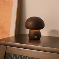 Drewniana lampka nocna LED w kształcie grzyba - GlowShroom