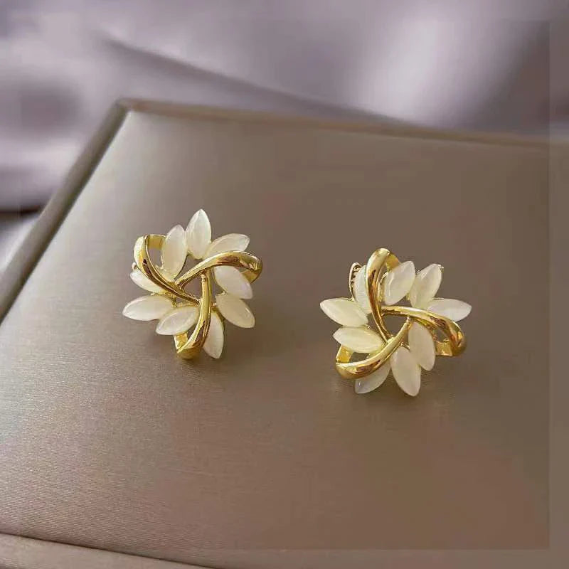Opal Petal Earrings - Florina