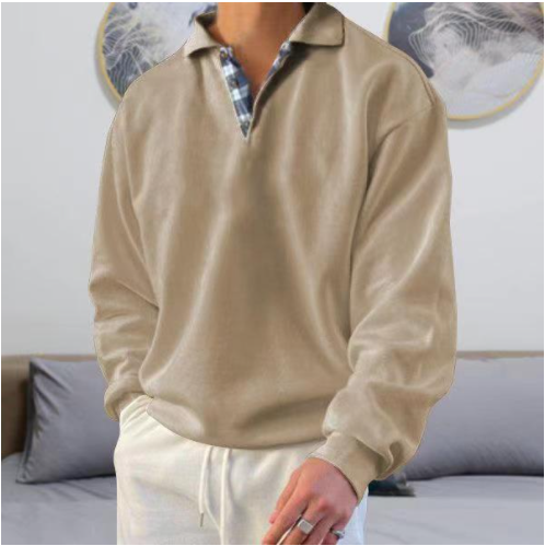 Casual Men's Polo Sweater - Oliver