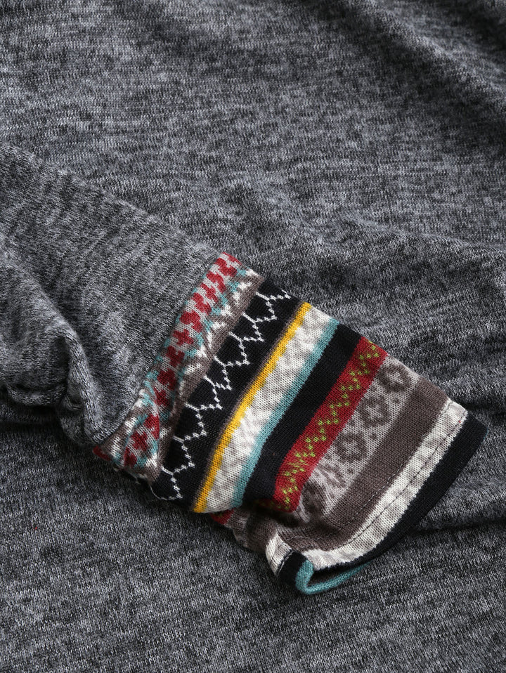 Casual Dames Hoodie met Tribalpatroon – Tavira