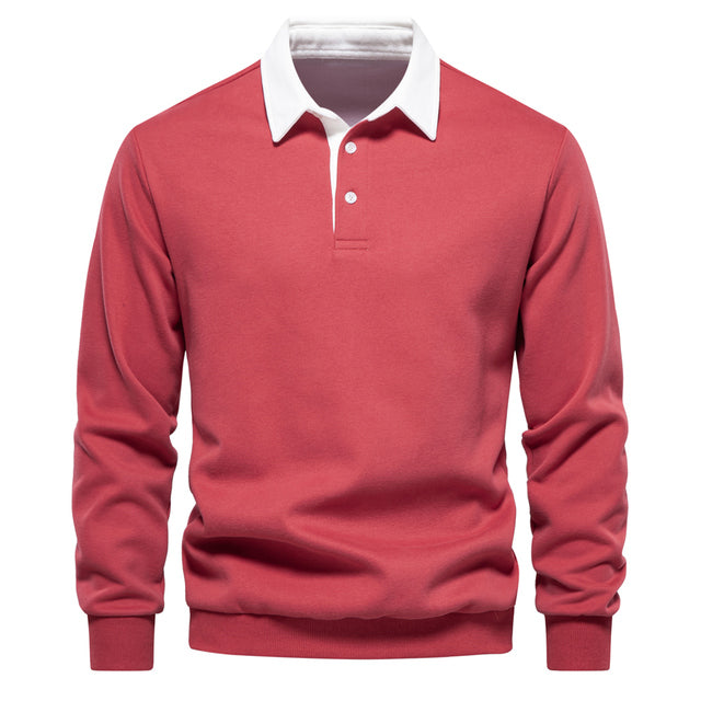 Luksusowy męski sweter polo - Oliver