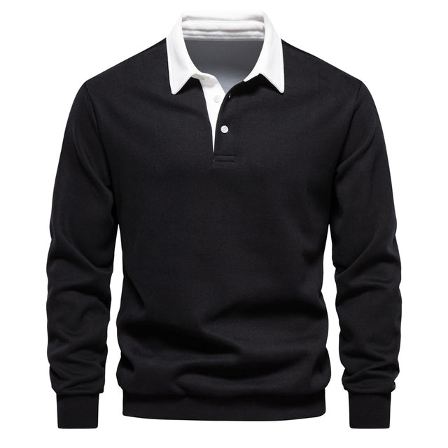 Luksusowy męski sweter polo - Oliver