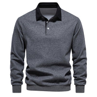 Luksusowy męski sweter polo - Oliver