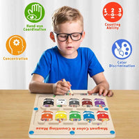 Colorful Magnetic Counting Puzzle - MagniTally