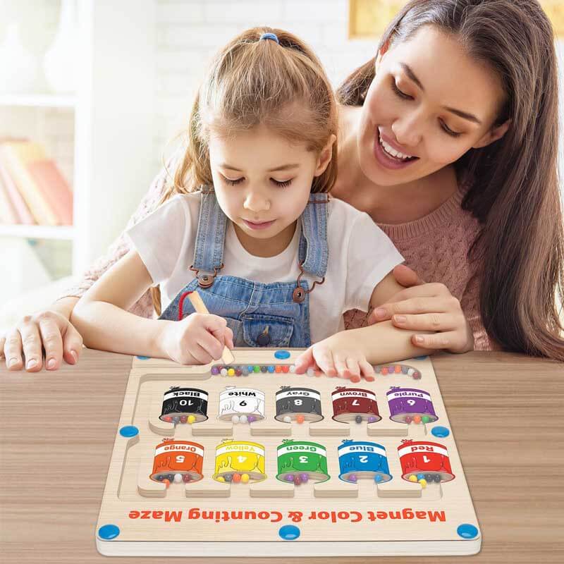 Colorful Magnetic Counting Puzzle - MagniTally