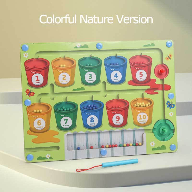 Colorful Magnetic Counting Puzzle - MagniTally