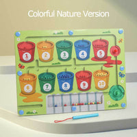Colorful Magnetic Counting Puzzle - MagniTally