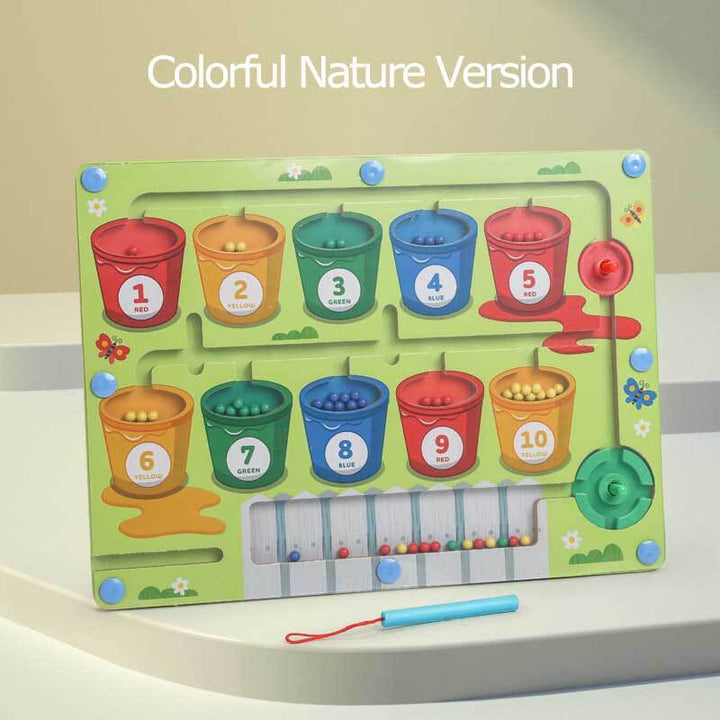 Colorful Magnetic Counting Puzzle - MagniTally