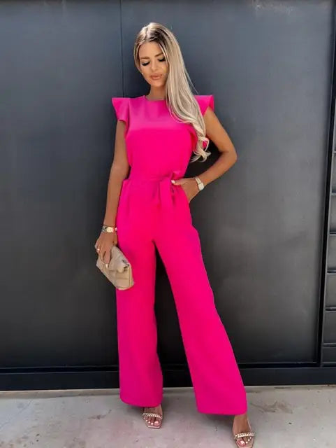 Jumpsuit with Ruffles - Evora