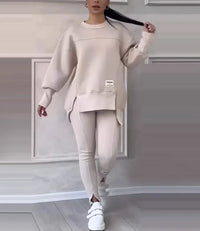 Casual Women's Sweatshirt and Leggings Set - Elena