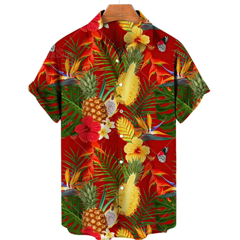 Tropical Hawaii Shirt with Short Sleeves – Mateo