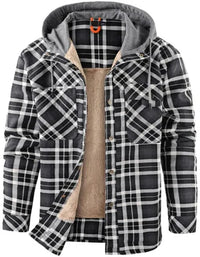 Geruit Heren Outdoorjack met isolatie & waterafstotende coating – Ragnar